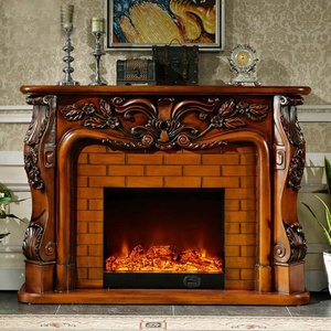 इनडोर सजावटी लकड़ी राल बिजली के चिमनी <span class=keywords><strong>mantel</strong></span> - Product Image 2