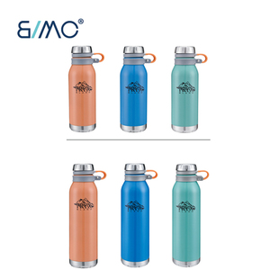Botella de agua de acero inoxidable para niños, tapa de mosquetón con mango de 500/750/1000ML, tanque térmico aislado - Product Image 4