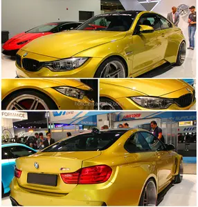 <span class=keywords><strong>Film</strong></span> vinylique métallique de <span class=keywords><strong>voiture</strong></span> bleu foncé, violet, or, protection pour carrosserie de véhicule - Product Image 3