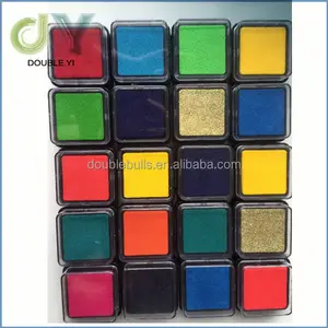 Colorful mini craft ink pad, ramah lingkungan kecil ink stamp pad