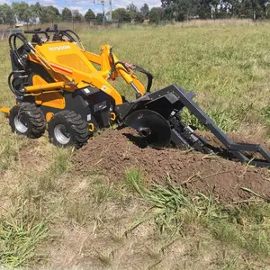 Giardino scavo piccolo skid steer trencher