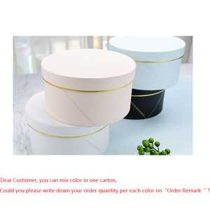 Bó Hoa Giấy Ngày Lễ Tình Nhân Bao Bì Hoa Hồng Trơn Hình Trụ Tròn Hộp Các Tông Hộp Quà Hoa Cầm Tay - Product Image 2