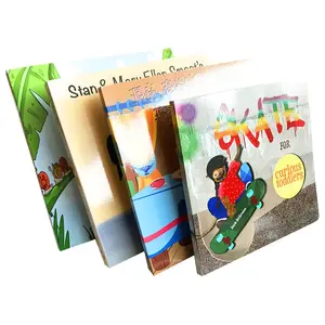 Libros de cuentos en inglés de alta calidad para niños, libro de tapa dura a todo Color