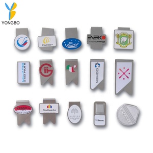 Logos personalizados por atacado clipes de papel de metal personalizados com fabricante especial - Product Image 3