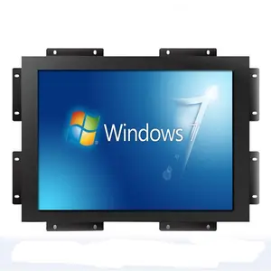스퀘어 4:3 10.4 12.1 15 인치 오픈 프레임 5 와이어 저항 또는 capacitivie 터치 스크린 LCD 모니터