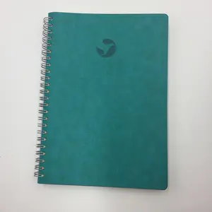 Spirale Nachfüllbare broschüre tasche reise tagebuch und kalender 2019 neue design note buch große lager PU material hard cover journal
