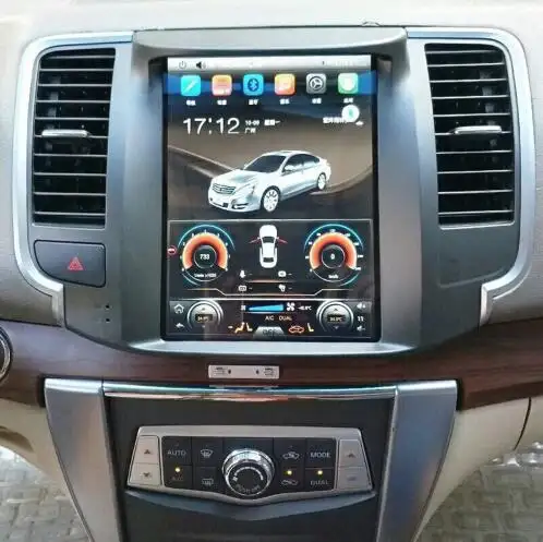 10.4" Tesla style Android 7.0 Car radio stereo navi for Nissan Teana 2008-2012 auto unit multimedia car dvd GPS player