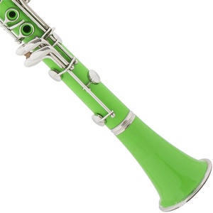 <span class=keywords><strong>Instrumento</strong></span> Musical Chino, <span class=keywords><strong>Clarinete</strong></span> Colorido de <span class=keywords><strong>Precio</strong></span> Económico, <span class=keywords><strong>Clarinete</strong></span> de Tono Bb de Resina ABS Verde de 17 Teclas con Estuche, Instrumentos de Viento - Product Image 2