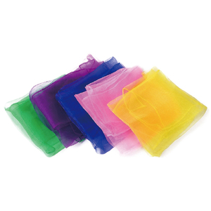 Cina Hot mode Anak Orff alat peraga syal warna-warni Mainan syal sutra - Product Image 1