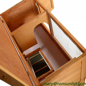Gallinero de madera para exteriores, jaula para pollos para conejos, jardín, casa de madera para mascotas - Product Image 4