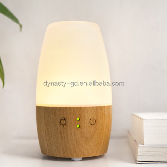 Glass Aroma Diffuser Wooden Ultrasonic Electric Diffuser
