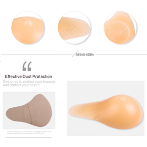 Gratis Verzending Realistische Mastectomie Borstprothesen Zachte Siliconen Valse Borsten Hele Koop 350G - Product Image 4