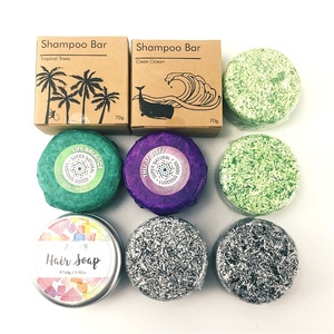 Barre de savon solide 2 en 1 à bulles sans sulfate à l'huile de ricin pour les soins capillaires de marque privée personnalisée - Product Image 4