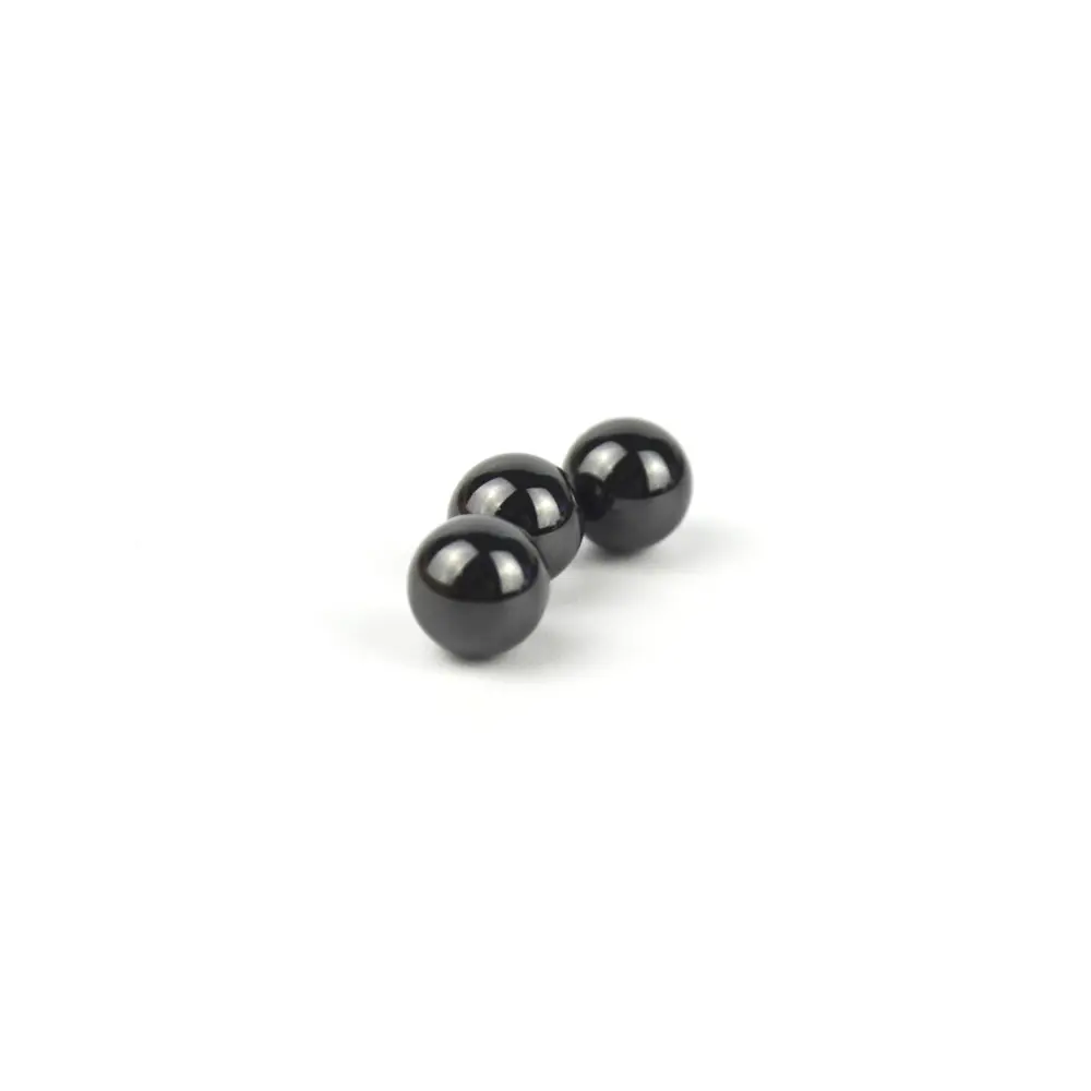 Sfera di nitruro di silicio di grado G5 di alta qualità 1/4 pollici dimensioni 6mm sfere Si3N4 6.00mm 6.35mm per cuscinetti in ceramica