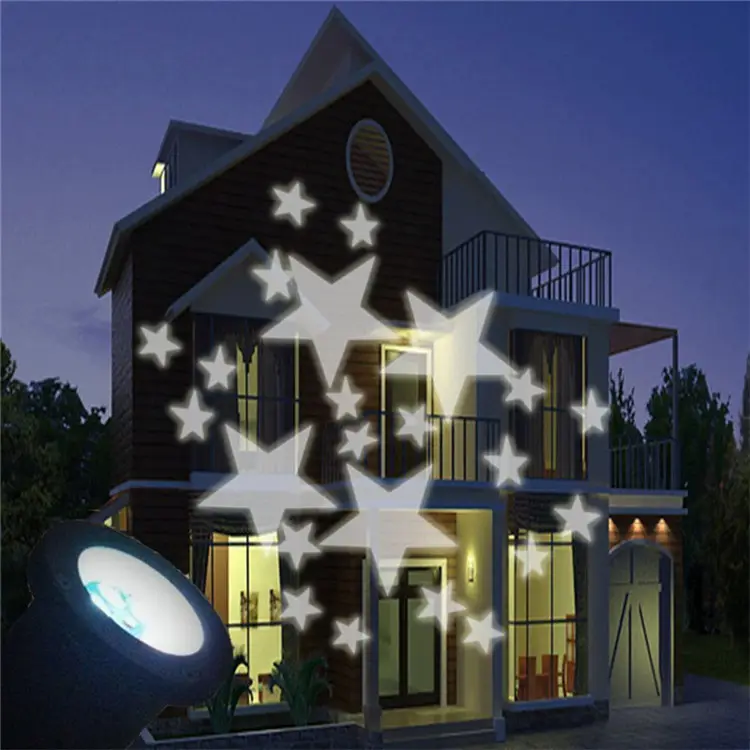 Outdoor Holiday Led White Star Light Projector