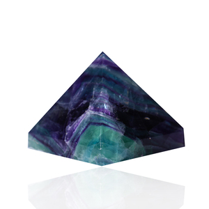 <span class=keywords><strong>Pyramide</strong></span> en cristal de fluorite arc-en-ciel naturelle en gros pour presse-papiers - Product Image 3