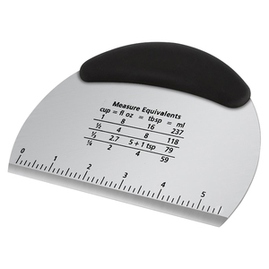 Outils de pâtisserie et de boulangerie en acier inoxydable multicolores, trancheuse à pain et à pâte, <span class=keywords><strong>hachoir</strong></span> à pâte et racloir de table avec poignée en TPR - Product Image 1