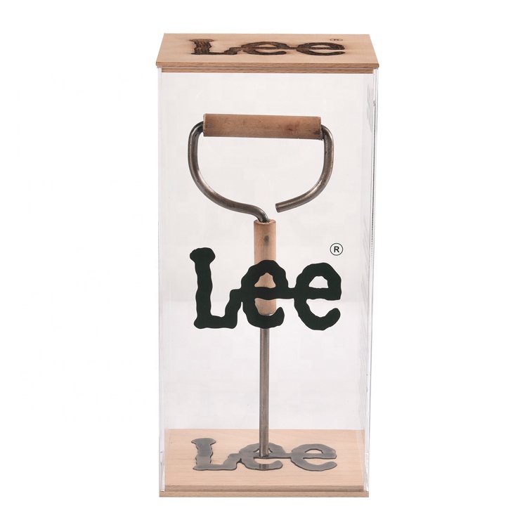 Лучшая продажа брендовый деревянный металлический акриловый витрина/Основа DIY витрина