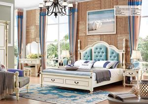 La dernière conception chambre meubles a été fabriqué à partir de chêne en bois massif pour la chambre ensemble de meubles - Product Image 4