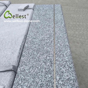 Anti slip finitura argento grigio granito gradini e riser per esterni passo - Product Image 3