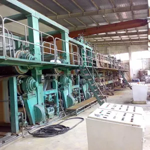 Linha de produção de máquina de papel de rolamento pequeno-linha de cartão ondulado mini fabricante industrial de máquinas na china