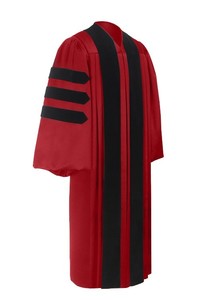 Toga da Dottorato Stile Inglese Deluxe con Cappuccio per Uso Scolastico, 100% Poliestere, Opzione Logo Personalizzato, Per Tutte le Stagioni - Product Image 5