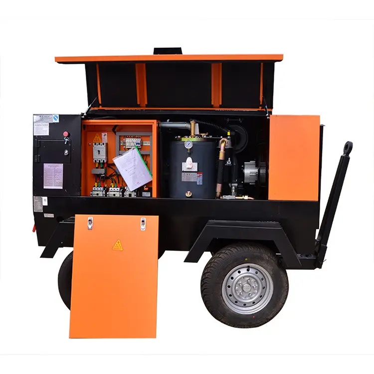 Compressore d'aria mobile ad alta pressione 75kw della vite di kaishan KSDY-12.5/10 per la piattaforma di produzione