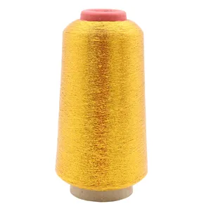 Mx Type Golden Metallic Weaving Yarn Lurex Knitting Yarn