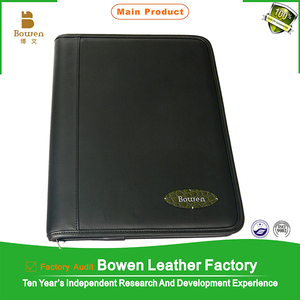 tywen-0078 비즈니스 포트폴리오 폴더 같은 압축 회의 폴더 가죽 노트 패드 포트폴리오 파일 구분 아코디언 판매 - Product Image 2