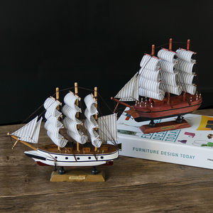 Modellino in Legno di Nave Storica Decorazione Nautica Schooner Tedesca Artigianato Antico Modello di Nave da Guerra della Marina Reale Britannica - Product Image 4