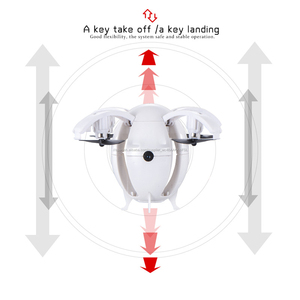 Venta caliente 2018 una llave plegable transformable RC Quad Copter drone Alpha volar huevo con WiFi FPV Cámara - Product Image 3