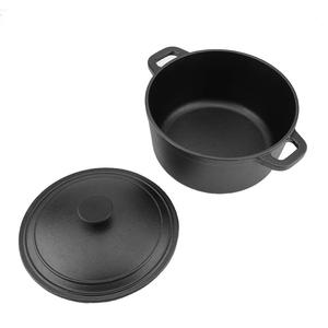 Olandese <span class=keywords><strong>Pentola</strong></span>, BARBECUE Campo Olandese Forno <span class=keywords><strong>Ghisa</strong></span> <span class=keywords><strong>Pentola</strong></span> di Ferro Non-Stick Pentole In <span class=keywords><strong>Ghisa</strong></span> Pan di Campeggio Esterna di Cottura <span class=keywords><strong>Pentola</strong></span> con Coperchio 24x12.5cm - Product Image 3