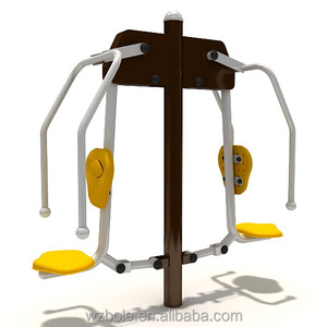 Équipement de sport à double siège, équipement Commercial pour faire des exercices de <span class=keywords><strong>fitness</strong></span> en plein air, pressoir de poitrine pour le parc - Product Image 3