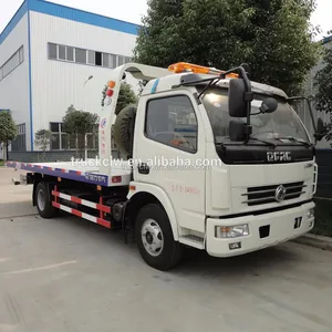 Dfac Mini Selop Flatbed Pemulihan Tangan Kanan Wrecker Tow Truk untuk Dijual