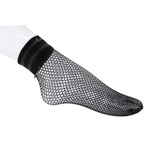 2020 all'ingrosso della signora calzini neri di pizzo <span class=keywords><strong>a</strong></span> <span class=keywords><strong>rete</strong></span> calzino corto per le donne - Product Image 6