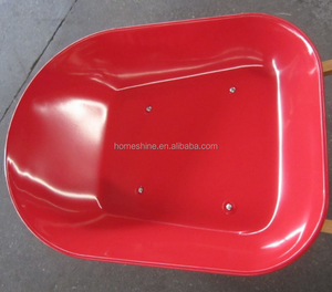 Mango de madera de <span class=keywords><strong>barrow</strong></span> bandeja de metal jardín carretilla