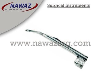 Laryngoscope de meilleure qualité Miller Blade Fig. 2 Laryngoscope de diagnostic chirurgical personnalisé en acier inoxydable de 155mm - Product Image 2