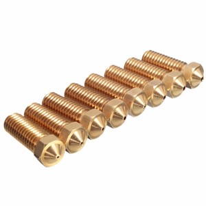 Volcán de tipo largo latón <span class=keywords><strong>boquilla</strong></span> 0,4mm 0,6mm 0,8mm 1,0mm 1,2mm tamaño opcional para 3D impresora 1,75mm filamento de 3,0mm - Product Image 3