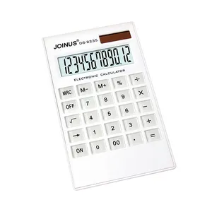 Promotional JOINUS mini 12 digit solar calculator for student