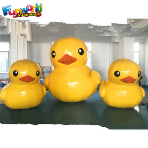 เป็ดยางเป่าลมยักษ์แบบกำหนดเอง รูปการ์ตูนน่ารัก สีเหลือง สำหรับโฆษณา - Product Image 4