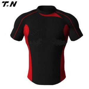Cheap plain All Black rugby jersey for men - Product Image 5