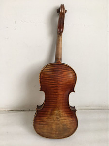 <span class=keywords><strong>Violon</strong></span> professionnel Sinomusik de haute qualité, brun foncé, entièrement fait à la main, peint à l'huile, avec peau ancienne cassée HVA08B - Product Image 3