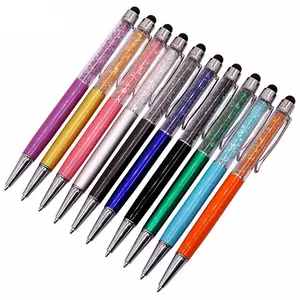 Crystal Ballpoint Pen Fashion Creative Metal Stylus Touch Pen