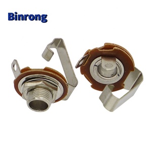 Audio 1/4 "DC <span class=keywords><strong>hembra</strong></span> Jack <span class=keywords><strong>TRS</strong></span> Mono Panel Mount Jack Socket Connector - Product Image 6