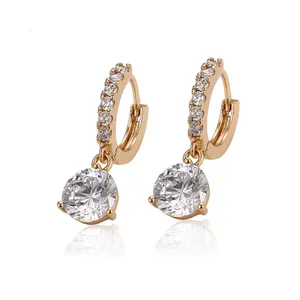 Boucles d'oreilles xup artificielles en or pour femmes, bijoux géométriques, nouveau modèle, vente en gros, 95125