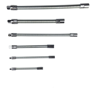 Bendable אלסטי שרוול משותף חיבור מוט סגסוגת אוניברסלי גמיש פיר מחגר ברגים אביב הארכת מוט - Product Image 3