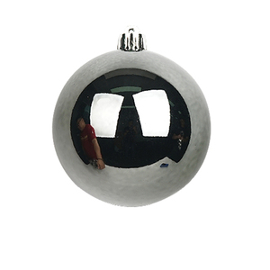 All'ingrosso all'ingrosso ornamenti decorativi oggetti grande gancio di plastica gigante 15cm palla di natale