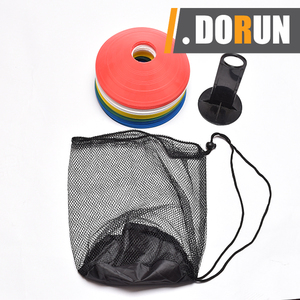 Attrezzatura per l'allenamento dei coni di <span class=keywords><strong>calcio</strong></span>-coni di agilità con elegante borsa a rete e supporto per lo sport Set di 50 pennarelli a cono da campo - Product Image 5