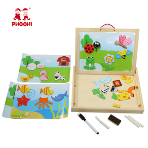 <span class=keywords><strong>Niños</strong></span> pizarra magnética borrable tablero de dibujo plegable <span class=keywords><strong>niños</strong></span> tablero de dibujo de madera - Product Image 3