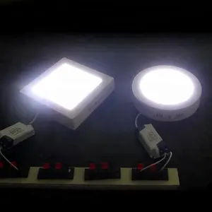 CHZM Marca 12W Superfície LEVOU Rodada luz do painel de iluminação da cozinha 85 AC-265V